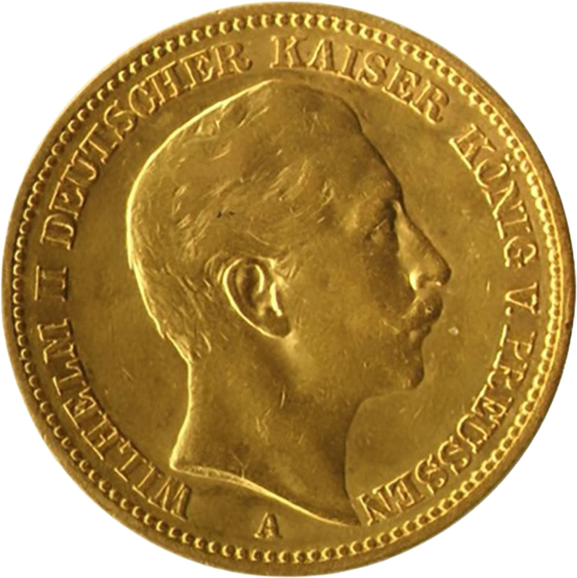goldmünze kaiser wilhelm 20 mark wert